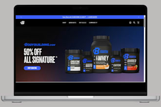 fitness supplement shopify store protein gym supplement nutrition shopify store
