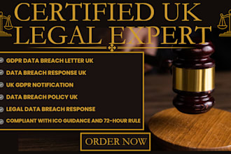 draft UK gdpr data breach response letters, policies, and notification template