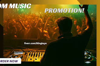 promote your edm, bass, dubstep, or dance track to festival and club playlists