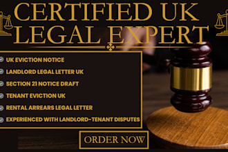 draft UK property eviction notices and legal landlord letters for tenants