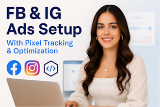 set up and manage facebook ads campaign fb ads meta ads and instagram ads pixel