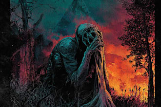 create anything dark art, horror, for merch and cover art