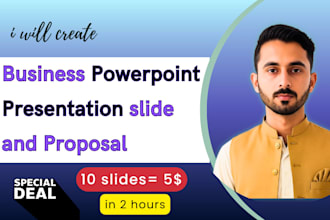 create business powerpoint presentation slide and proposal