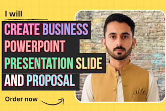 create business powerpoint presentation slide and proposal