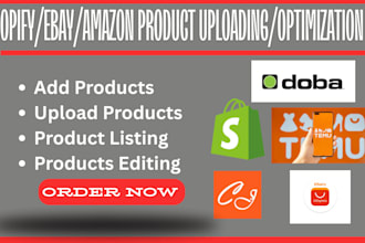 shopify amazon virtual assistant product listing infographic store image design