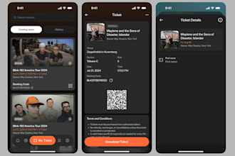build event management app, ai real estate app, hotel booking app, ar travel app