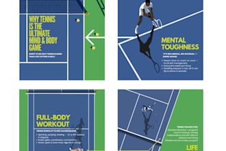 design clean, aesthetic layouts for posters and invites