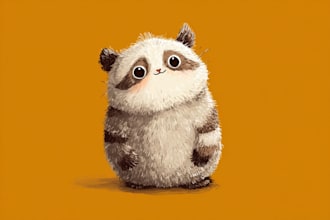 draw animals cartoon illustration