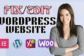 fix wordpress issues redesign 3d animated hostinger website wordpress bug fix
