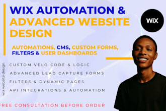 wix design wix expert wix automation wix lead wix form wix code wix cms wix