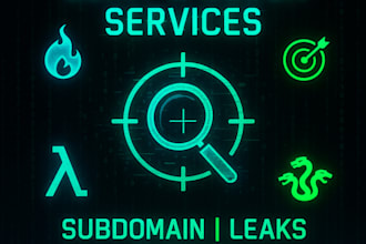 gather osint and recon data on your domain or website