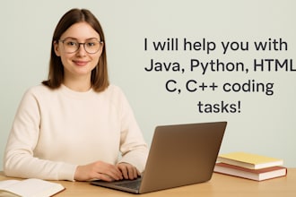 solve python,java,html,and c language programs