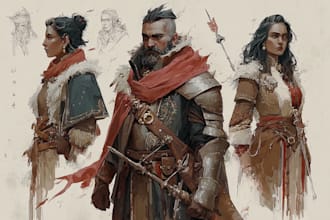 do dnd character art and d and d character art