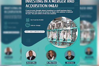 create professional print ready flyer or poster