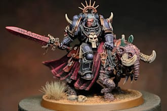 paint your 40k, aos, and other warhammer related miniatures
