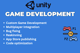 do unity game development and multiplayer integration