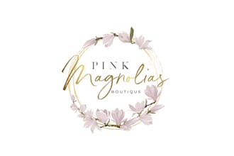 design a beautiful and elegant floral logo for your brand or business