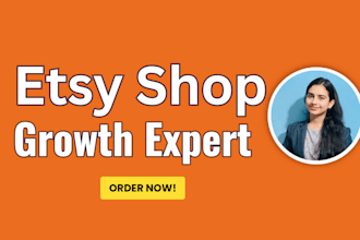 set up, revamp your etsy shop, etsy seo listings, increase etsy sales