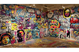 do illustration street art graffiti, abstract with my style