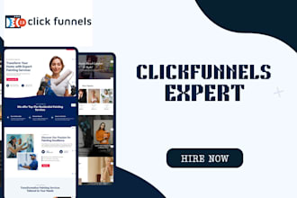 build sales funnels in clickfunnels, gohighlevel, wordpress