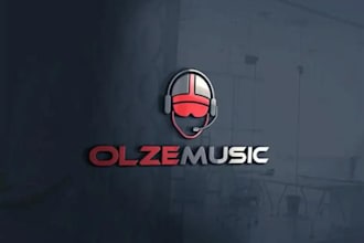 custom dj logo design unique, modern and stage ready