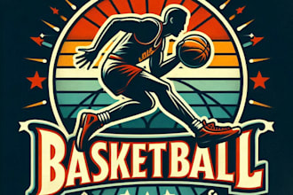 design high quality basketball logo for your business