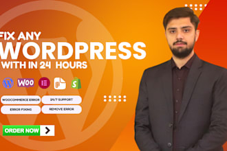 fix woocommerce, wordpress issues, elementor pro, wp expert
