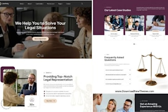 do lawyer website, law firm website, attorney website, notary website, legal web