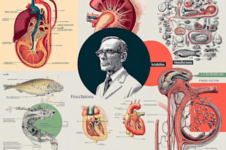 design scientific, medical, educational illustration for you