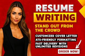 create a professional, ats friendly, modern resume and cover letter