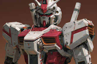 do any type of robot, armor or mecha in line art