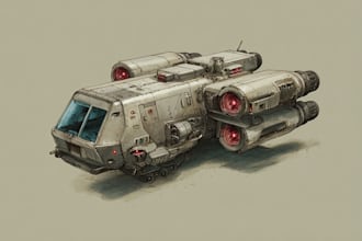 do design spaceship sci fi illustration and sci fi art