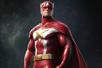 draw superhero comic art, action comic, comic page