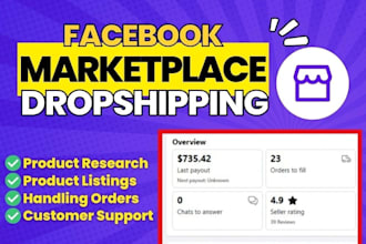 use my facebook marketplace account to advertise your products
