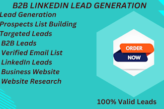 do b2b lead generation, linkedin sales navigator leads, list lead gen