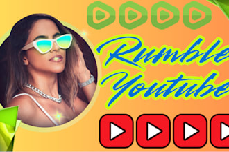 promote rumble and youtube video organic views rumble seo and channel monetizati