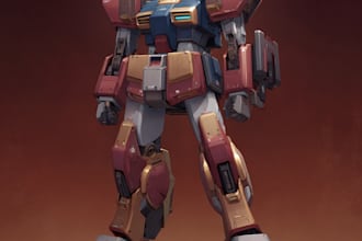 design robots and concept art of futuristic mecha