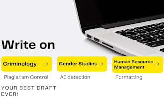 write on psychology, criminology and gender studies