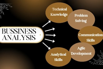 give business analyst service for your project