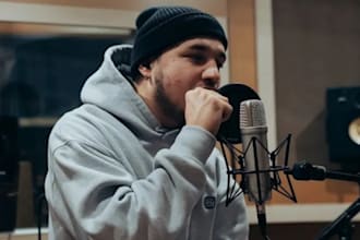 be your versatile male pop singer, edm, rap, rock, metal, rnb song producer