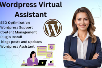 be your reliable wordpress virtual assistant for any wp task