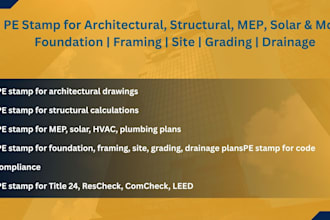 solar engineer stamp for permit plans, pv system design, electrical drawings