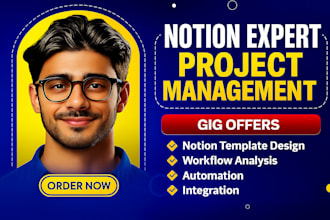 design custom notion workspace to streamline your projects, boost productivity