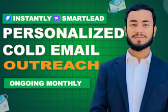 setup and manage instantly ai, smartlead email campaigns and warm ups