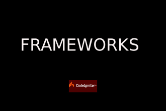 do frameworks like codeigniter, laravel and apis