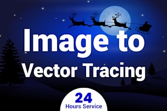 image to vector tracing for logo and art