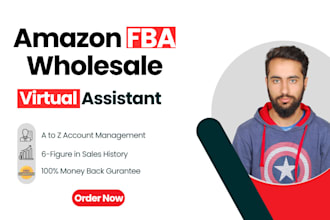 be your amazon fba wholesale virtual assistant