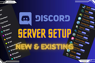 make professional discord sever