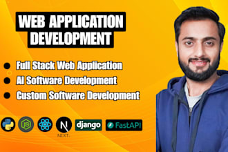 be full stack web developer, ai developer for web apps in python and javascript