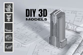 do 3d DIY model, woodworking, home decor, stl, 3d printing,